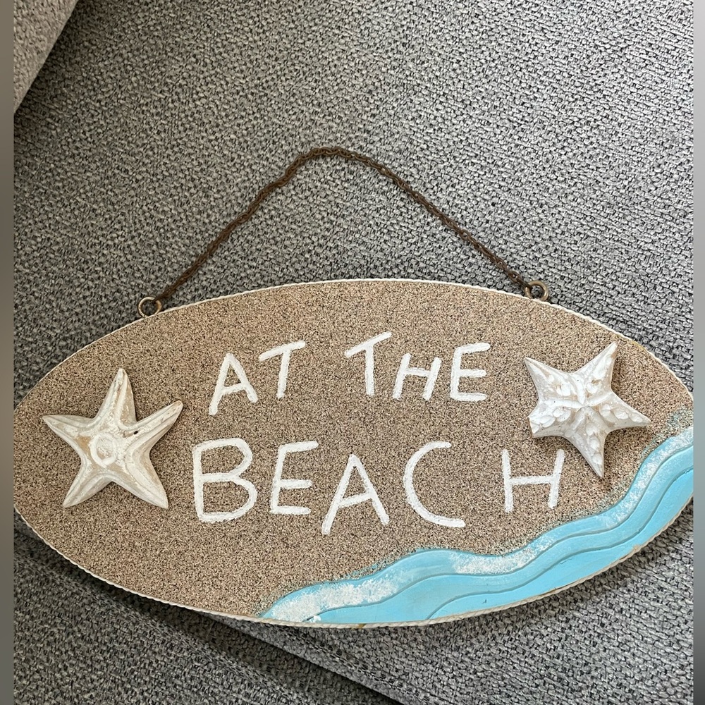 Beach sign